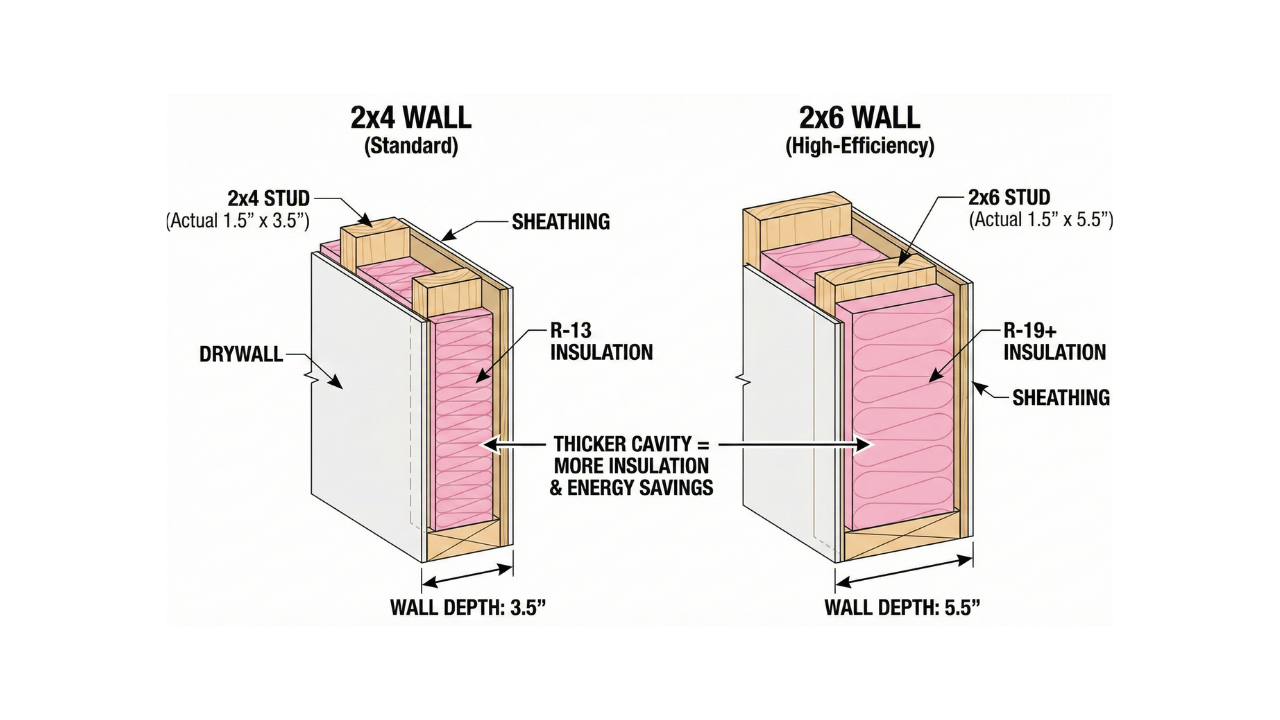 2x4 vs. 2x6 Walls: The Ultimate Battle for Your Wallet and Comfort